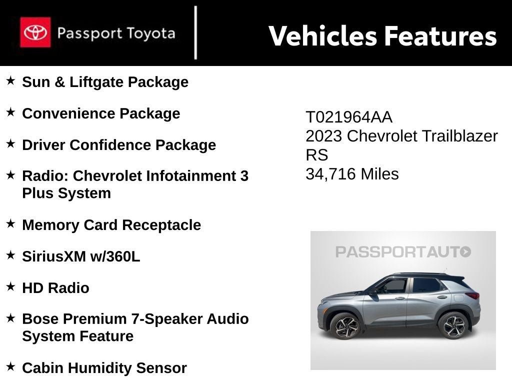 2023 Chevrolet TrailBlazer RS