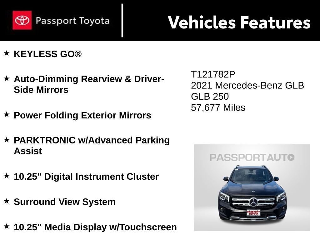 2021 Mercedes-Benz GLB GLB 250 4MATIC®