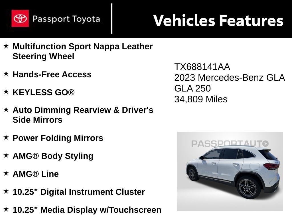 2023 Mercedes-Benz GLA GLA 250 4MATIC®