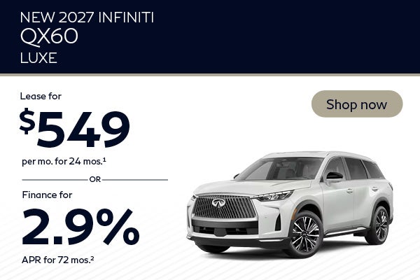 Infiniti QX60 incentive