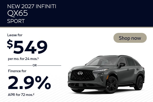 Infiniti QX65 incentive