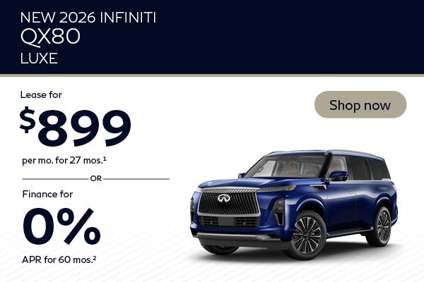 Infiniti QX80 incentive