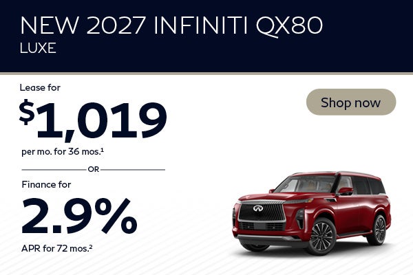 New 2027 INFINITI QX80