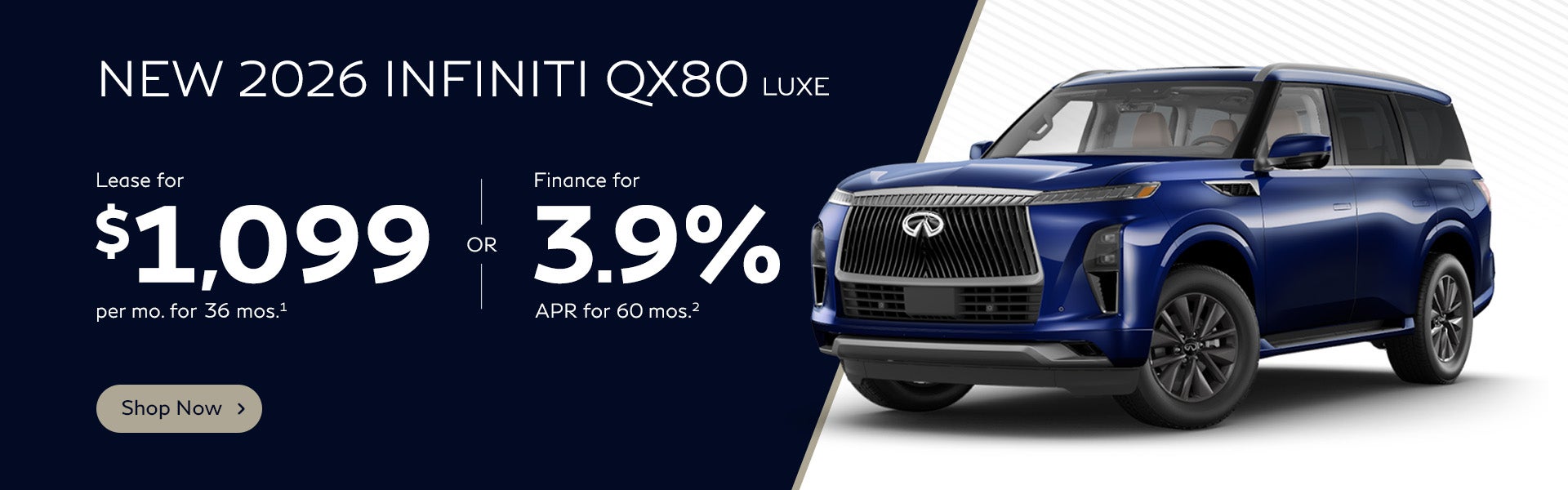 2026 INFINITI QX80 LUXE