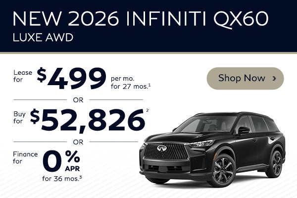 New 2026 INFINITI QX60