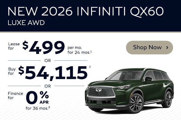 2026 INFINITI QX60 LUXE AWD