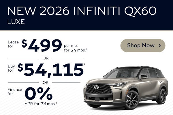 2026 INFINITI QX60 LUXE