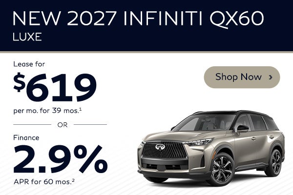 Infiniti QX60 lease and finance special