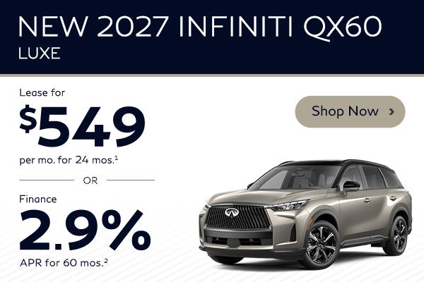 2027 INFINITI QX60 LUXE