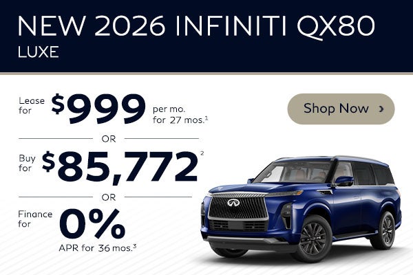 2026 INFINITI QX80 LUXE